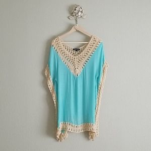 spiaggia DOLCE coverup sz medium  Crochet accents